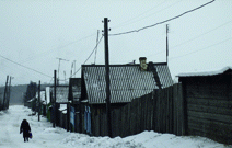 Dorf an der Transkontinentalen